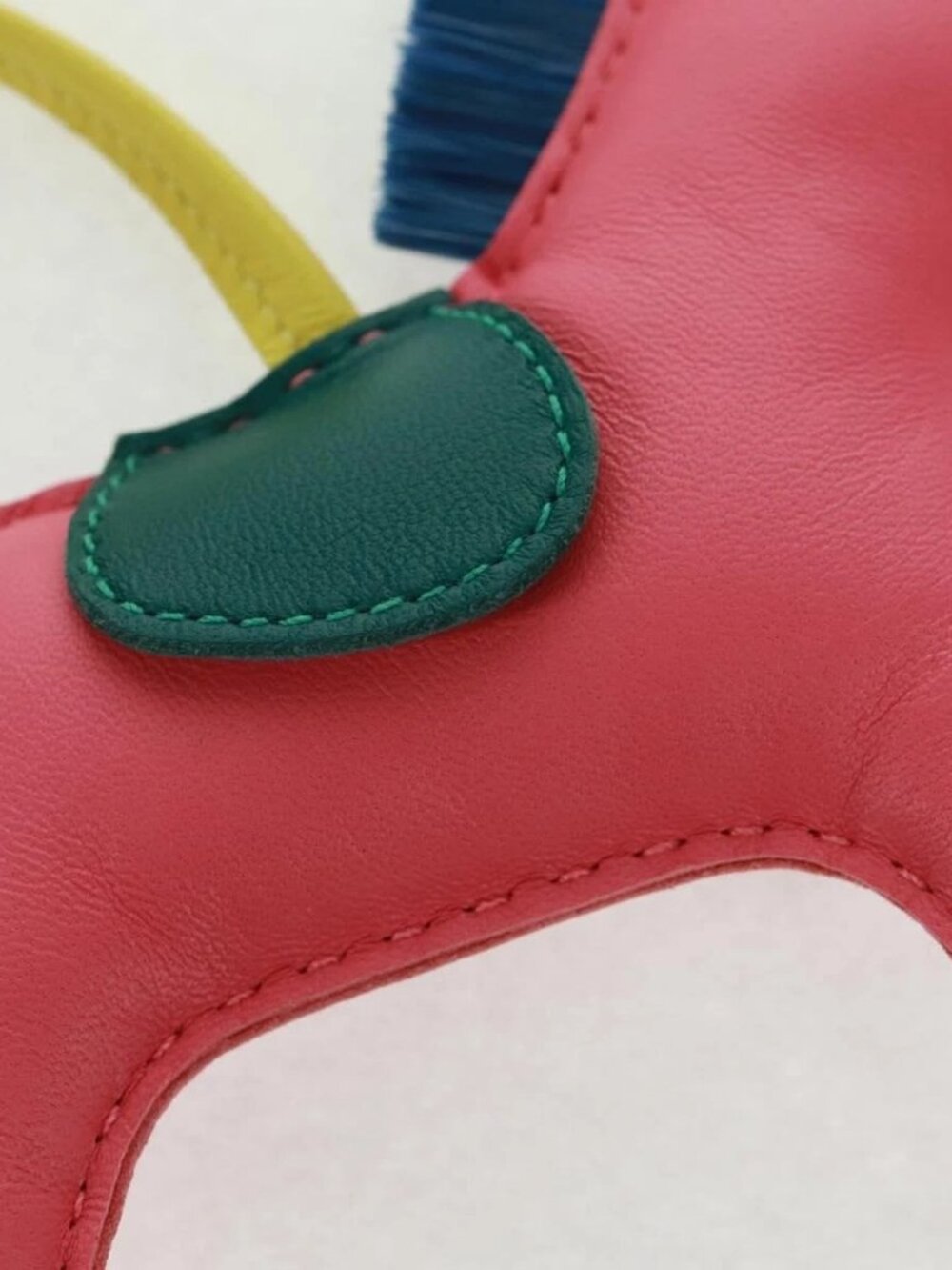 HERMES Rodeo Charm Clan PM Leather Pink Auth 163213M - Picture 10 of 14